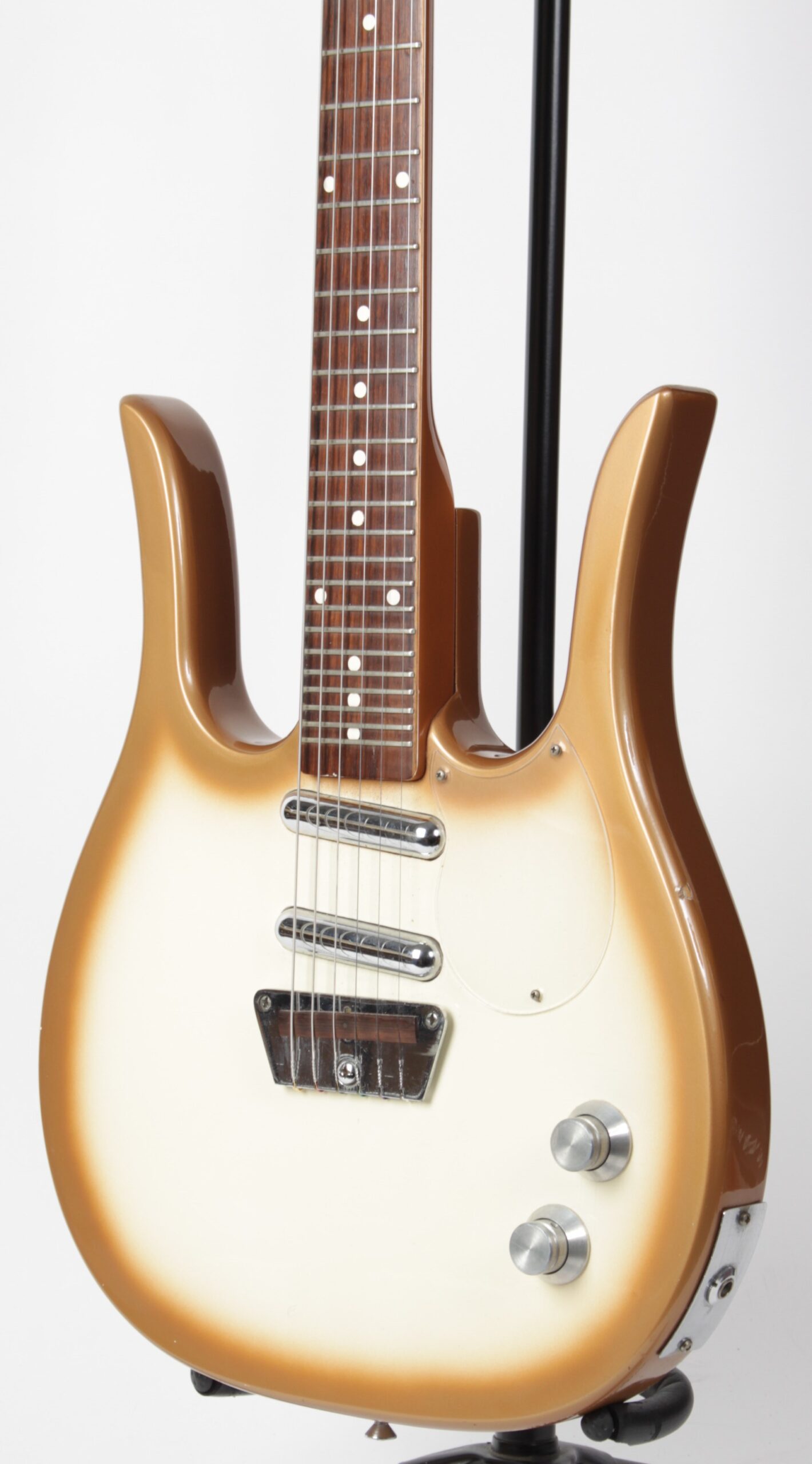 Meazzi Dynelectron Longhorn Guitar 60s – Bild 3