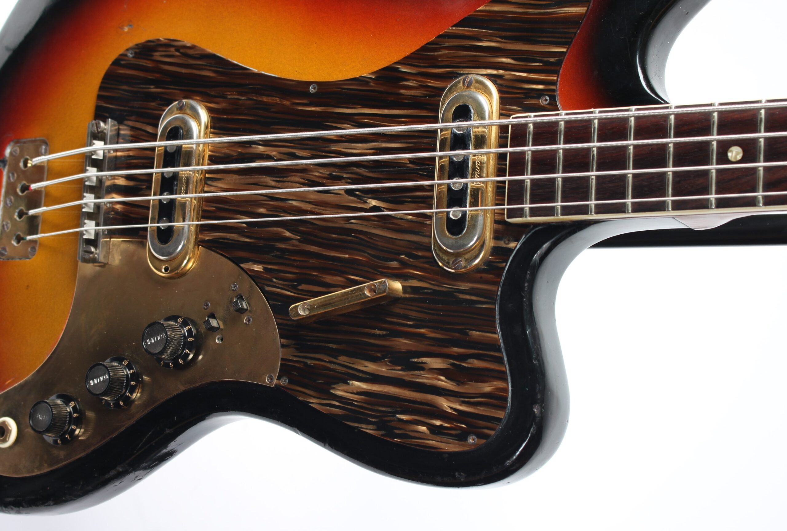 Framus Strato de Luxe Star Bass 5/165-52gl – 1964 German Vintage Bass Guitar – Bild 3