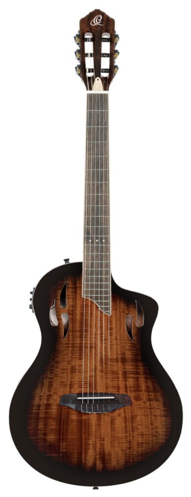 ORTEGA TourPlayer DeLuxe Nylon String Gitarre 6 String - Acacia Burst