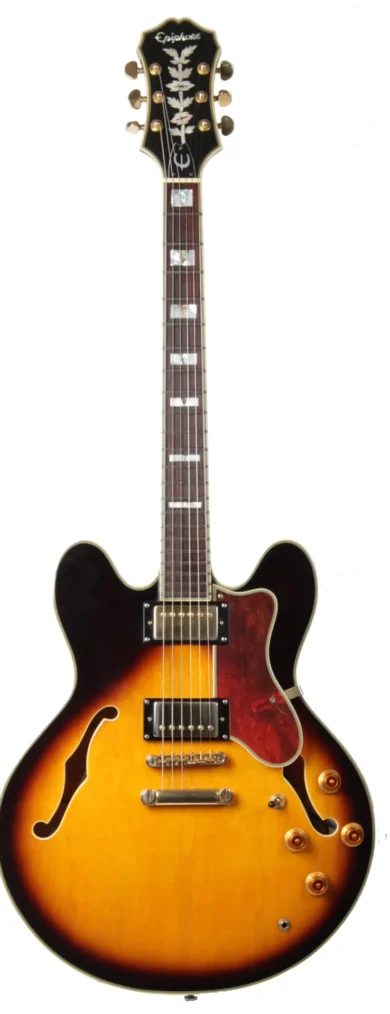 Epiphone Sheraton II Vintage Sunburst 2005 Made in Korea