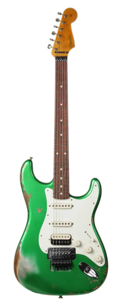 Fender Custom Shop Stratocaster 1960 Heavy Relic HSS Floyd Rose Lime Green (mint condition)